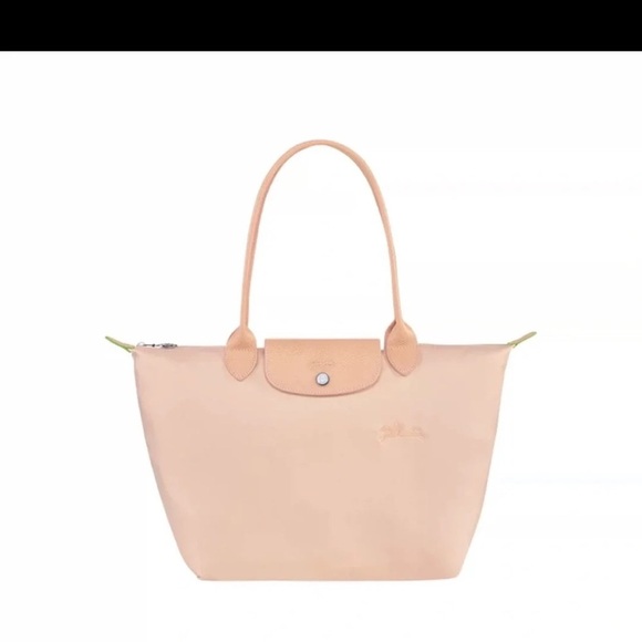 Le Pliage Green Large Shoulder Bag flower pink color - Picture 9 of 11